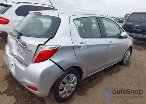 2012 Toyota Yaris Le z USA, uszkodzony, nr VIN JTDKTUD33CD523585